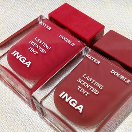 ウォーターダブルラスティングセンティッドティント/INGA/リップティントを使ったクチコミ(2枚目)