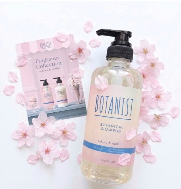 ボタニカルシャンプー・トリートメント サクラ＆バニラの香り モイスト/BOTANIST/市販シャンプーを使ったクチコミ（2枚目）