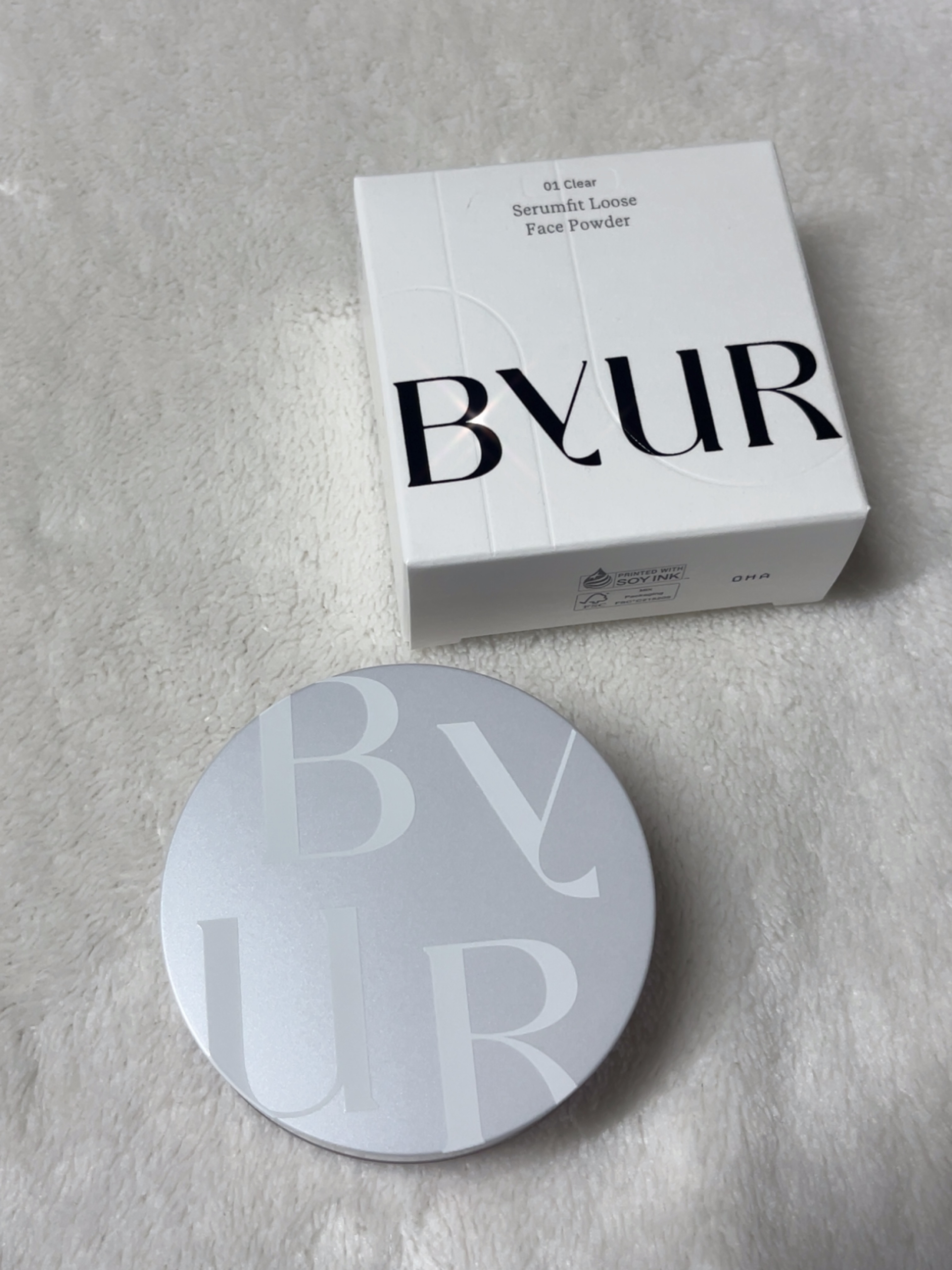 セラムフィット ルースフェイスパウダー/ByUR/ルースパウダーを使ったクチコミ（1枚目）