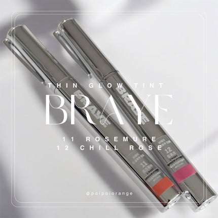 THIN GLOW TINT/BRAYE/口紅を使ったクチコミ(1枚目)