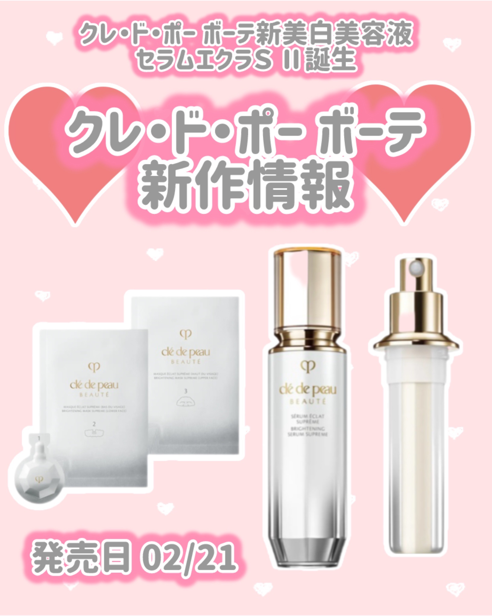 ソワンマスクエクラＳ Ⅱ/クレ・ド・ポー ボーテ/スキンケアキットを使ったクチコミ（1枚目）