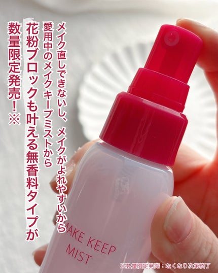 メイク キープ ミスト EX + 無香料/コーセーコスメニエンス/ミスト状化粧水を使ったクチコミ(2枚目)