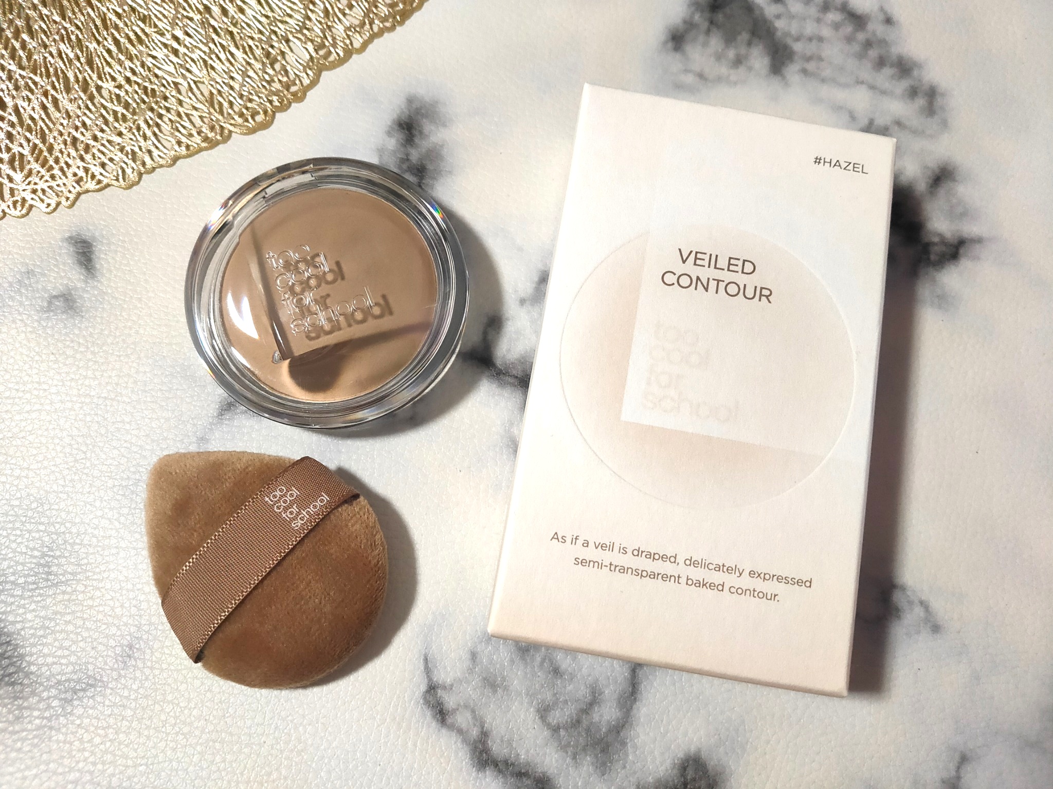 too cool for school ヴェールドコントゥアのクチコミ「ナチュラルな影を仕込めるシェーディングを探していて、こちらを使ってみました。

ふんわり薄づき.....」（1枚目）