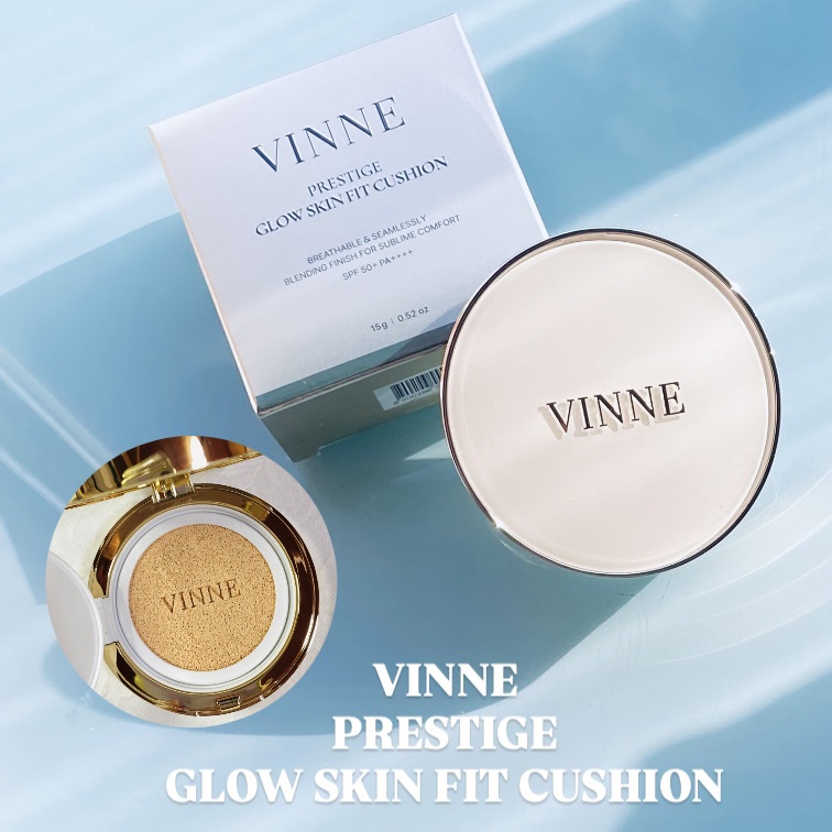プレステージグロウスキンフィットクッション/VINNE /クッションファンデーションを使ったクチコミ（1枚目）