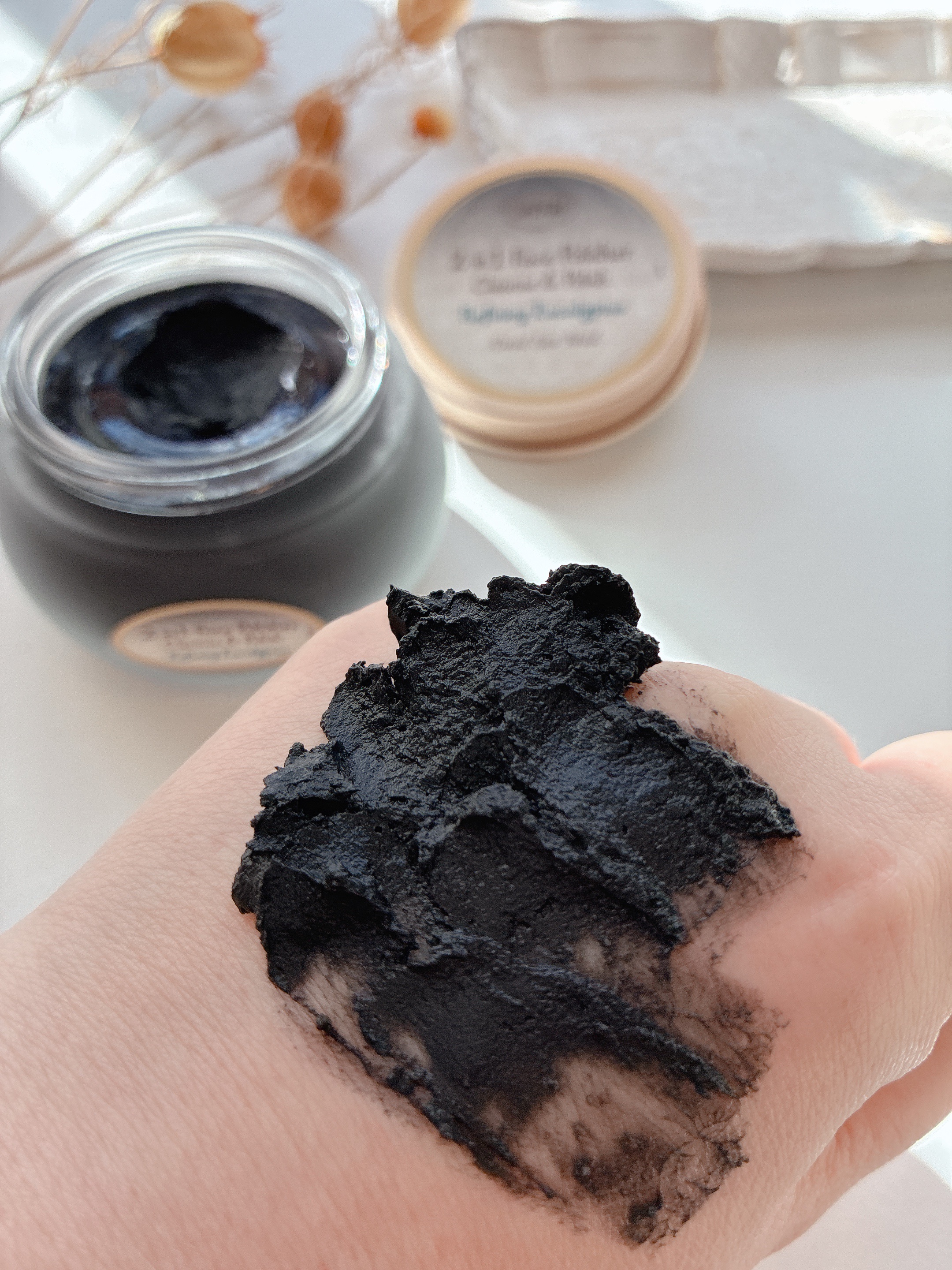 フェイスポリッシャー クラリファイング  125mL<ガラスジャー>/SABON/スクラブ・ゴマージュを使ったクチコミ（3枚目）