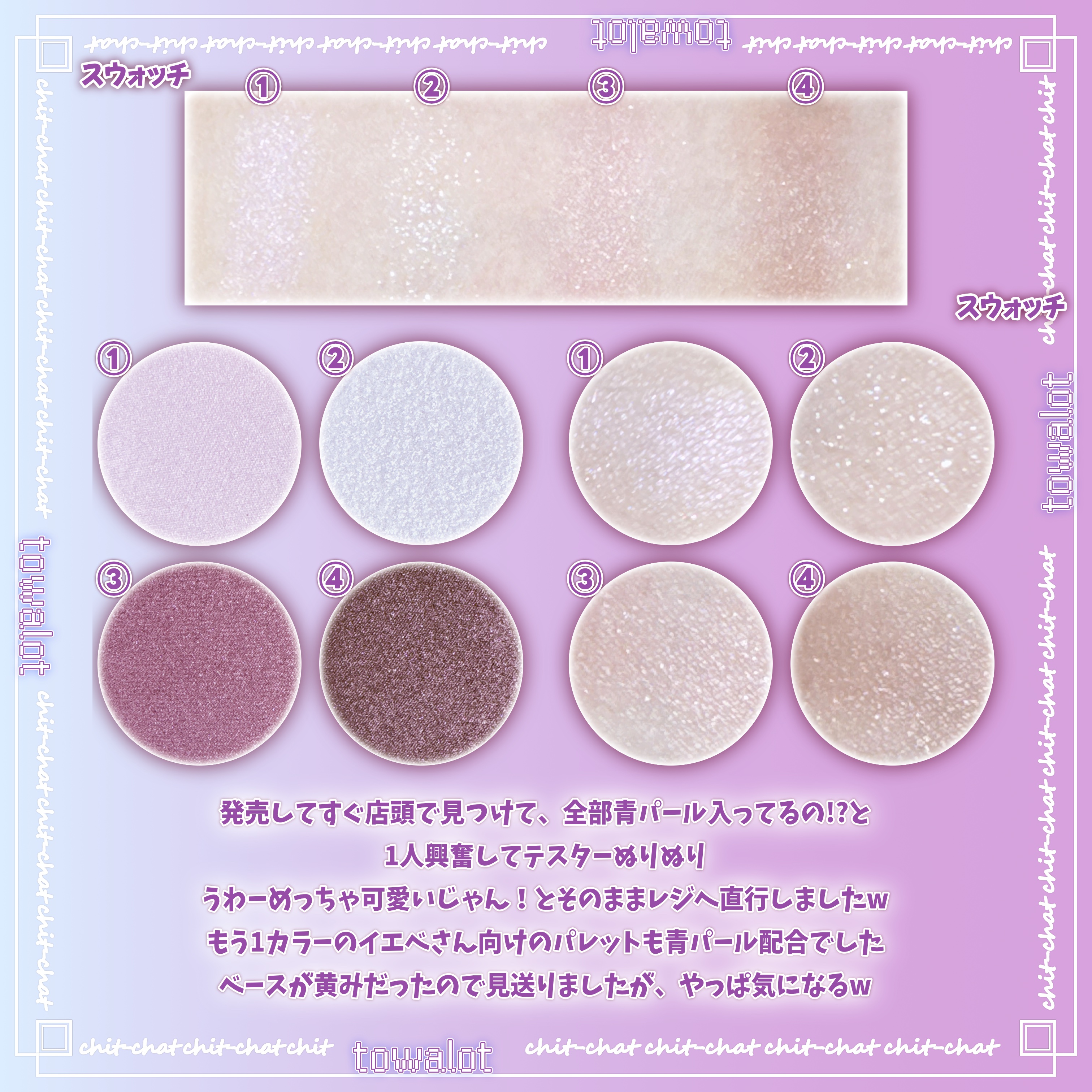 エテュセ カラーパレット スペシャル エディション 01 エンジェリックモーブ/ettusais/アイシャドウパレットを使ったクチコミ（2枚目）