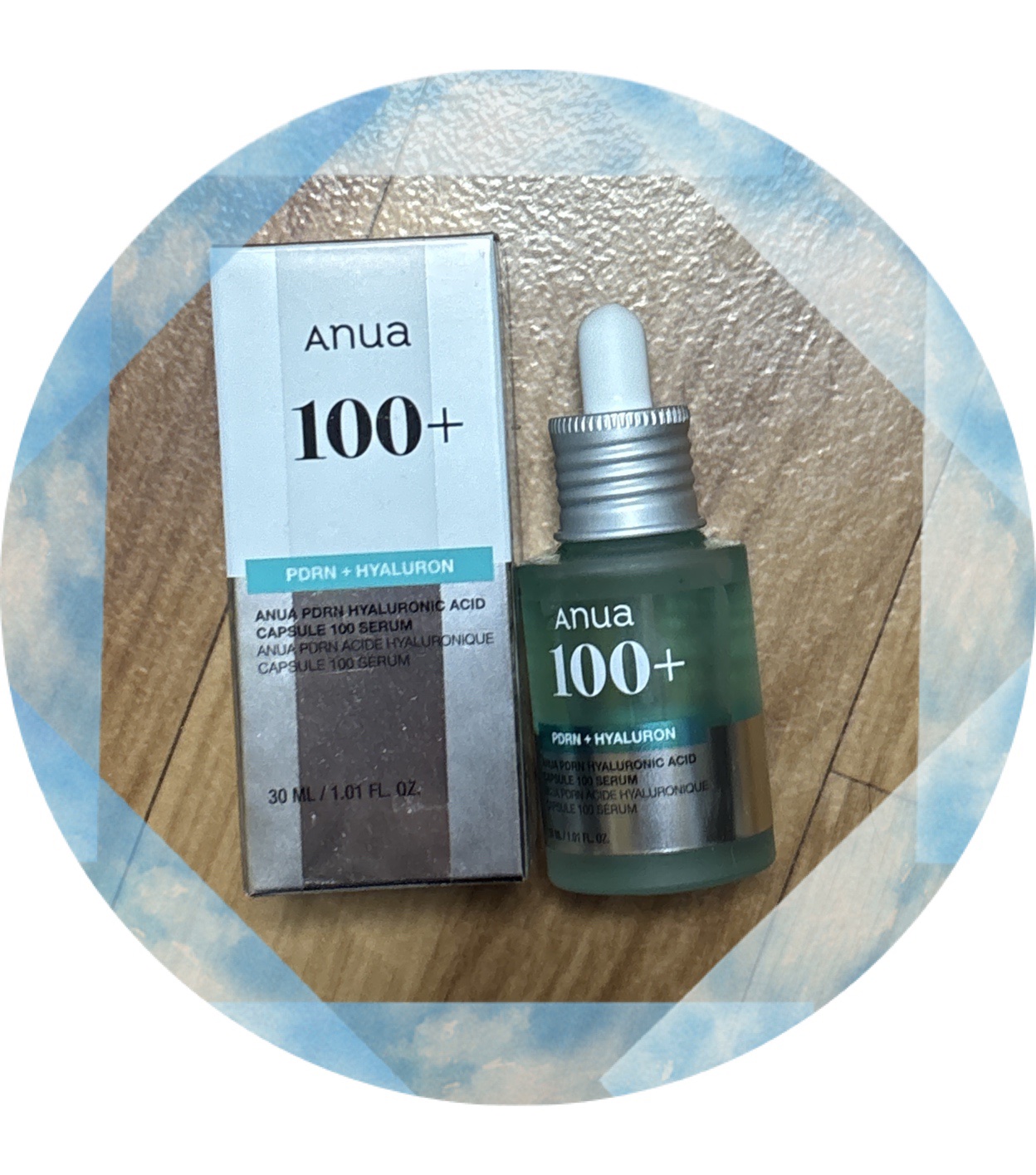 Anua
PDRNヒアルロン酸カプセル100セラム


これも色んな人が絶賛してるから購入してみた。

3秒でツヤっと潤う水光爆弾セラムだよ！
絶対使うよね～

PDRN+ヒアルロン酸+コラーゲン
アヌアが提案する成分配合で角質層の保湿から