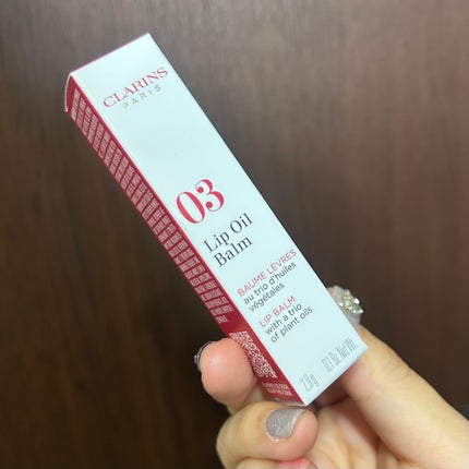 リップ オイル バーム/CLARINS/リップバームを使ったクチコミ(2枚目)