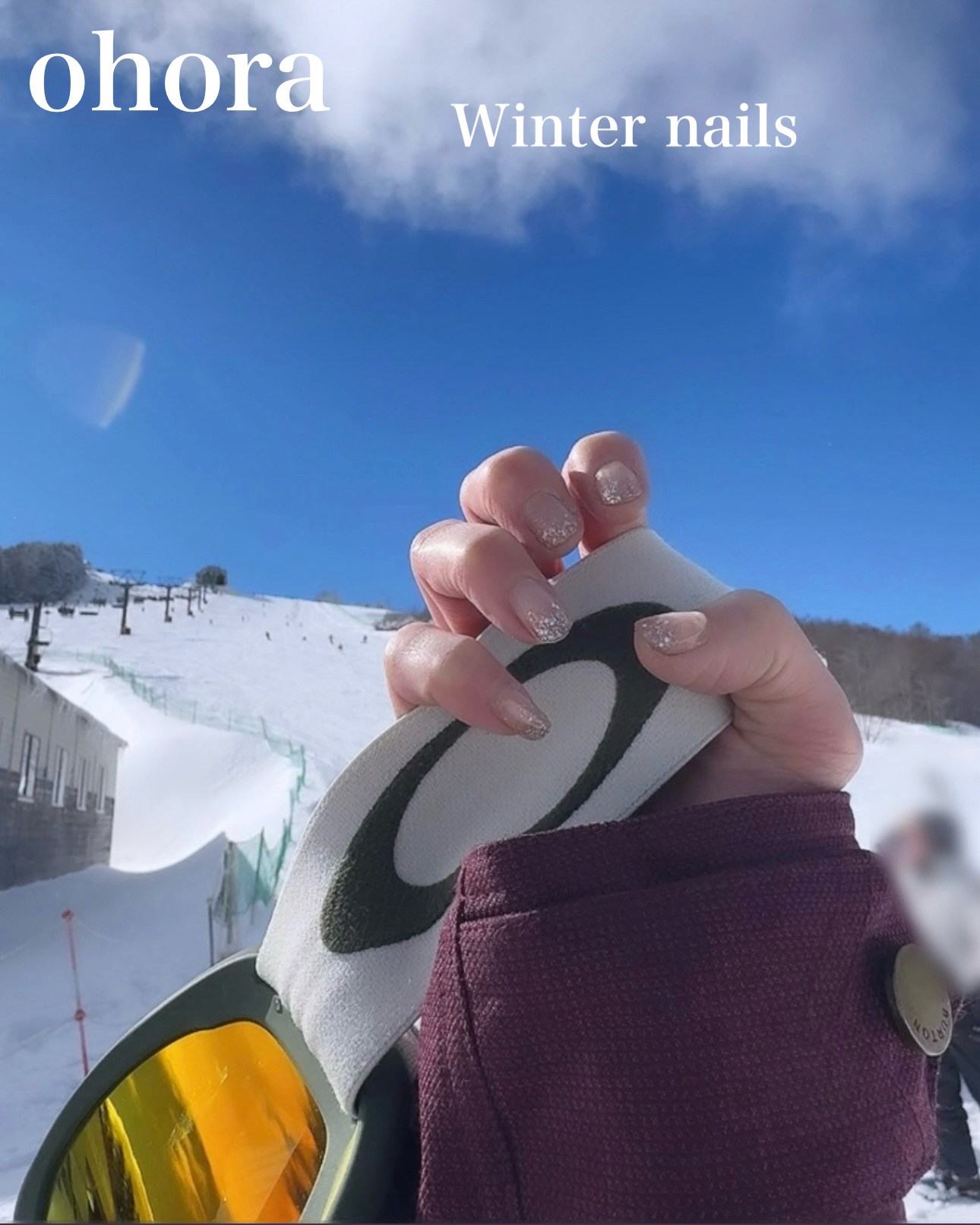 セミキュアジェルネイル（ハンド）/ohora/ネイルシールを使ったクチコミ（1枚目）