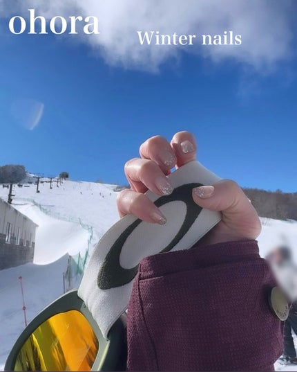 セミキュアジェルネイル(ハンド)/ohora/ネイルシールを使ったクチコミ(1枚目)