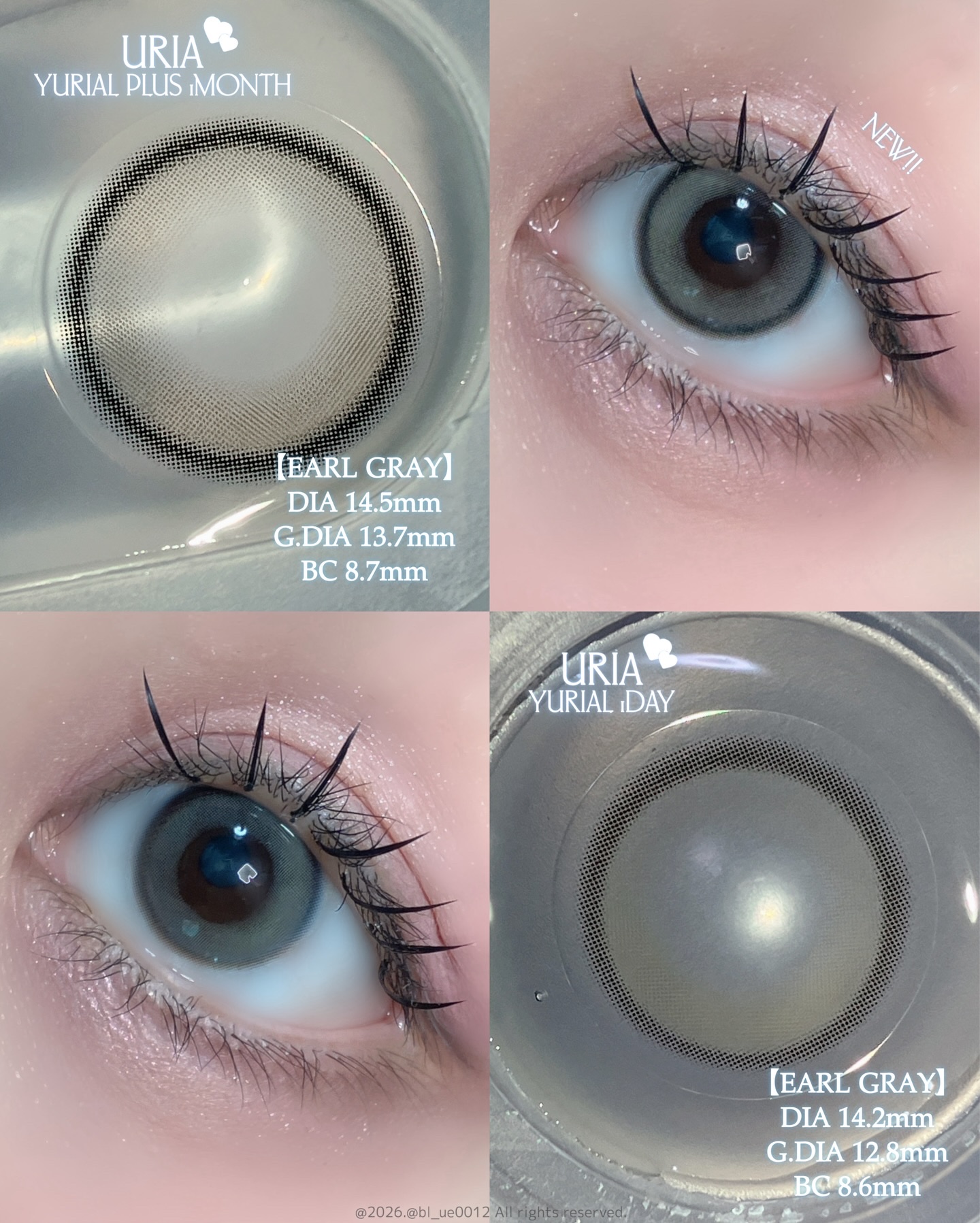 YURIAL 1DAY アールグレー/URIA/ワンデー（１DAY）カラコンを使ったクチコミ（2枚目）