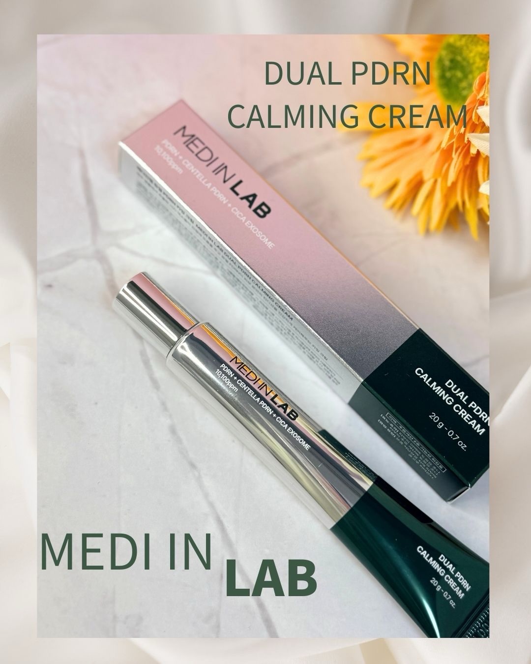 デュアルPDRNカーミングクリーム/MEDI IN LAB/フェイスクリームを使ったクチコミ（1枚目）