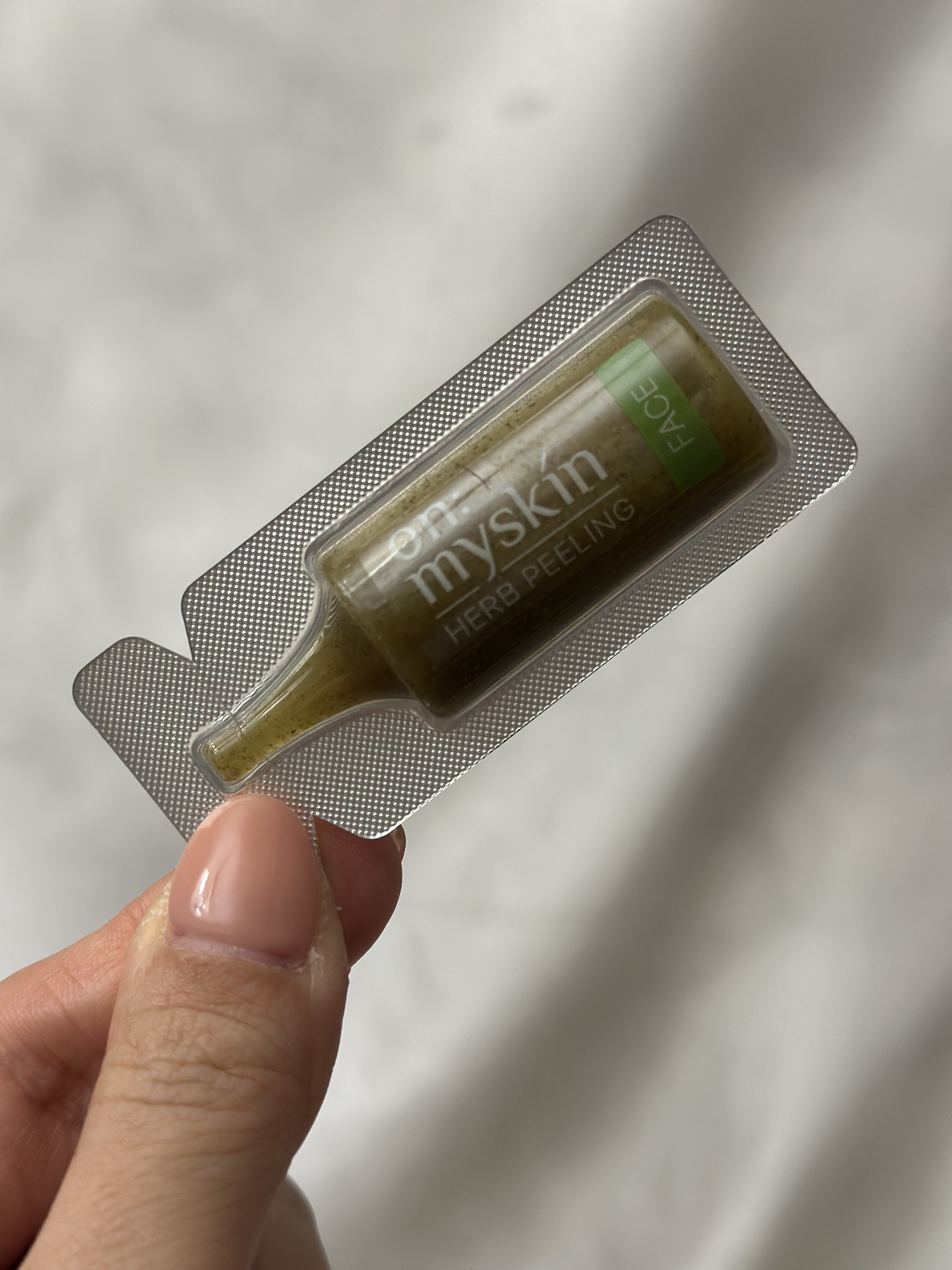 ハーブピーリング 本体/on:myskin/ピーリングを使ったクチコミ（3枚目）