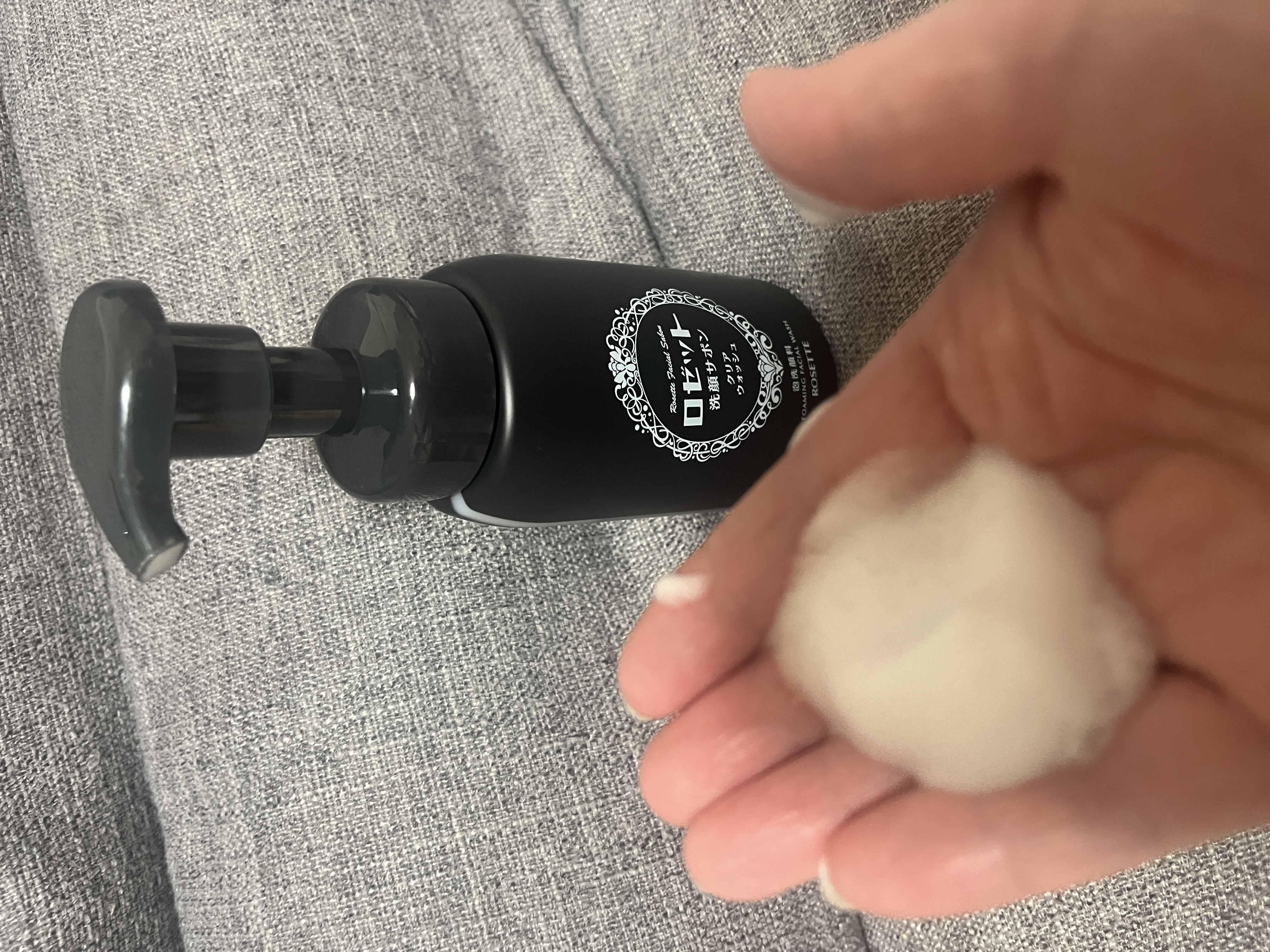 ロゼット洗顔サボン クリアウォッシュ/ロゼット/泡洗顔を使ったクチコミ（2枚目）