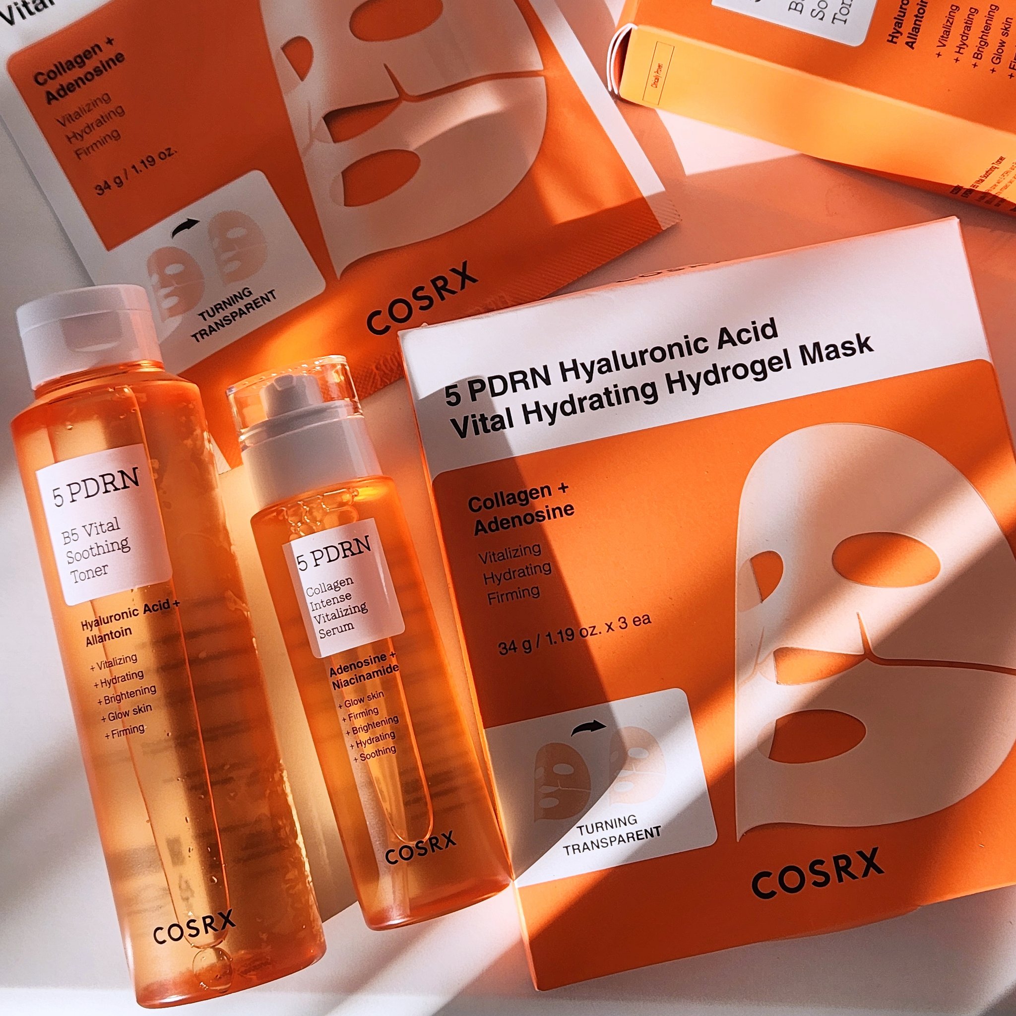 5 PDRN ヒアルロン酸 バイタル ハイドレイティング ハイドロゲルマスク/COSRX/シートマスク・パックを使ったクチコミ（1枚目）