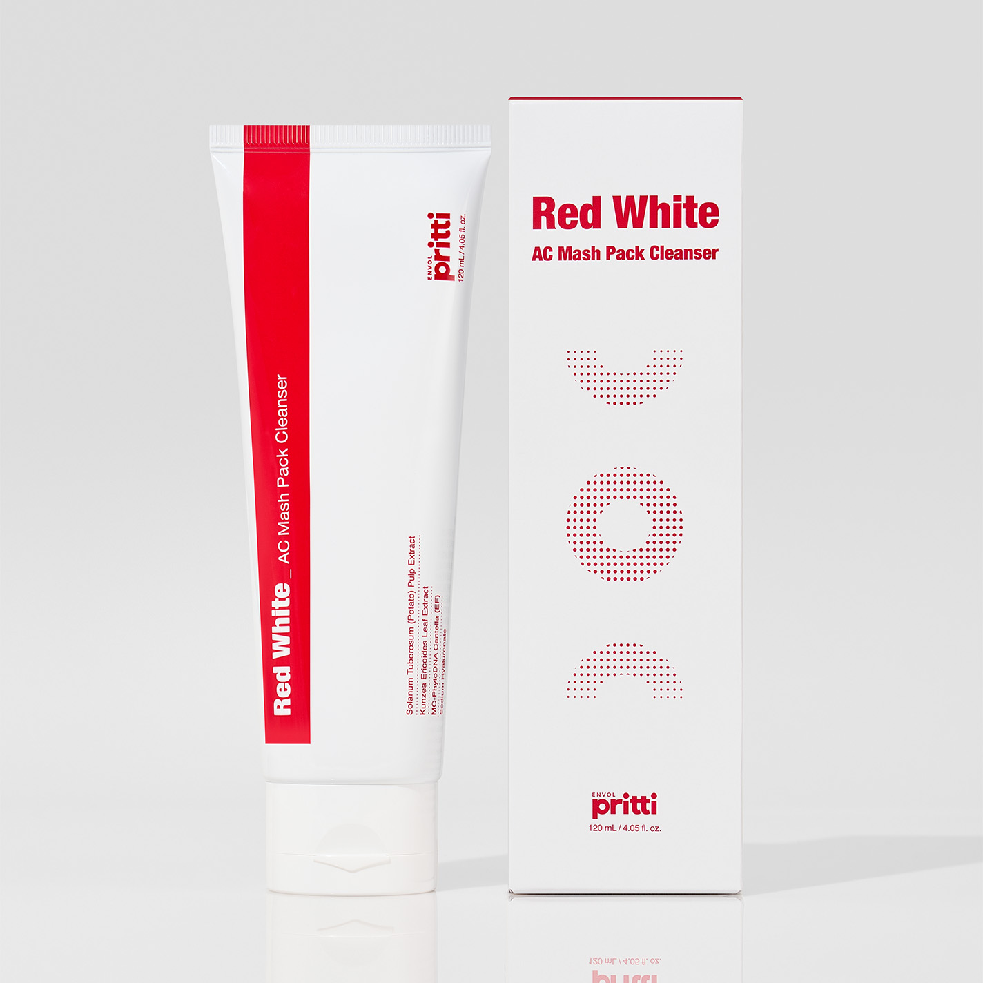 アンブルプリティ レッドホワイト AC クレンジングパック / envolpritti