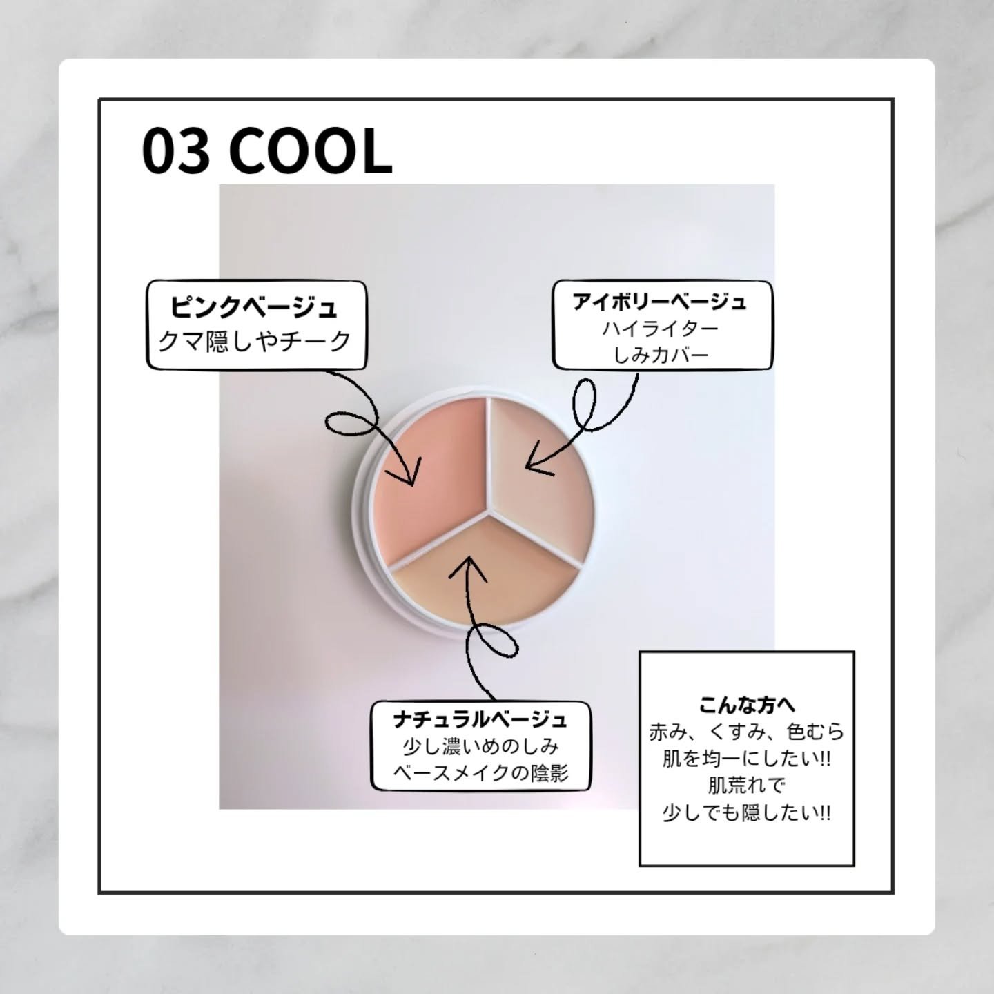 カバーアッププロコンシーラー/TFIT/パレットコンシーラーを使ったクチコミ（2枚目）