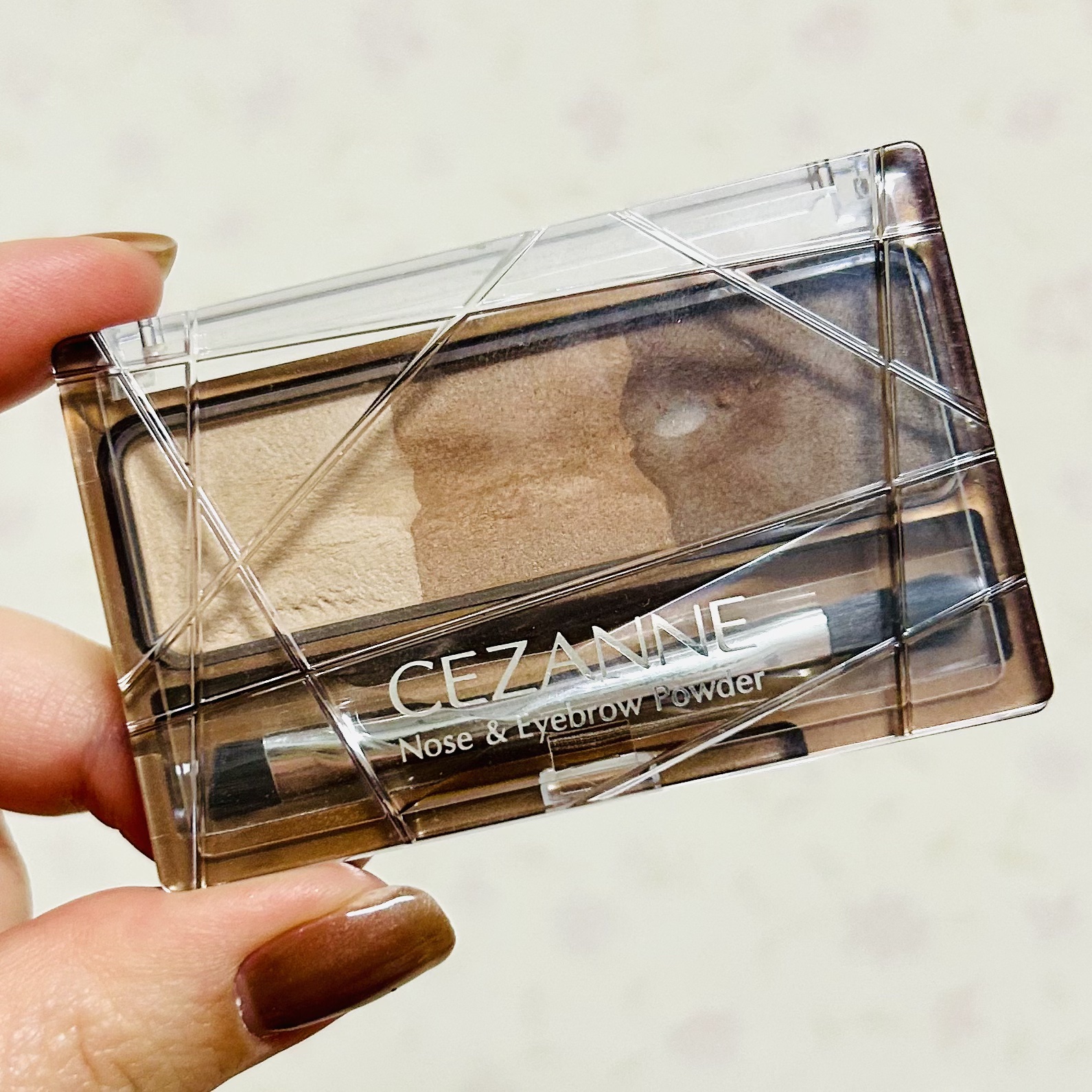 ノーズ＆アイブロウパウダー/CEZANNE/パウダーアイブロウを使ったクチコミ（1枚目）
