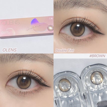 Double Tint 1day/OLENS/カラーコンタクトレンズを使ったクチコミ(2枚目)