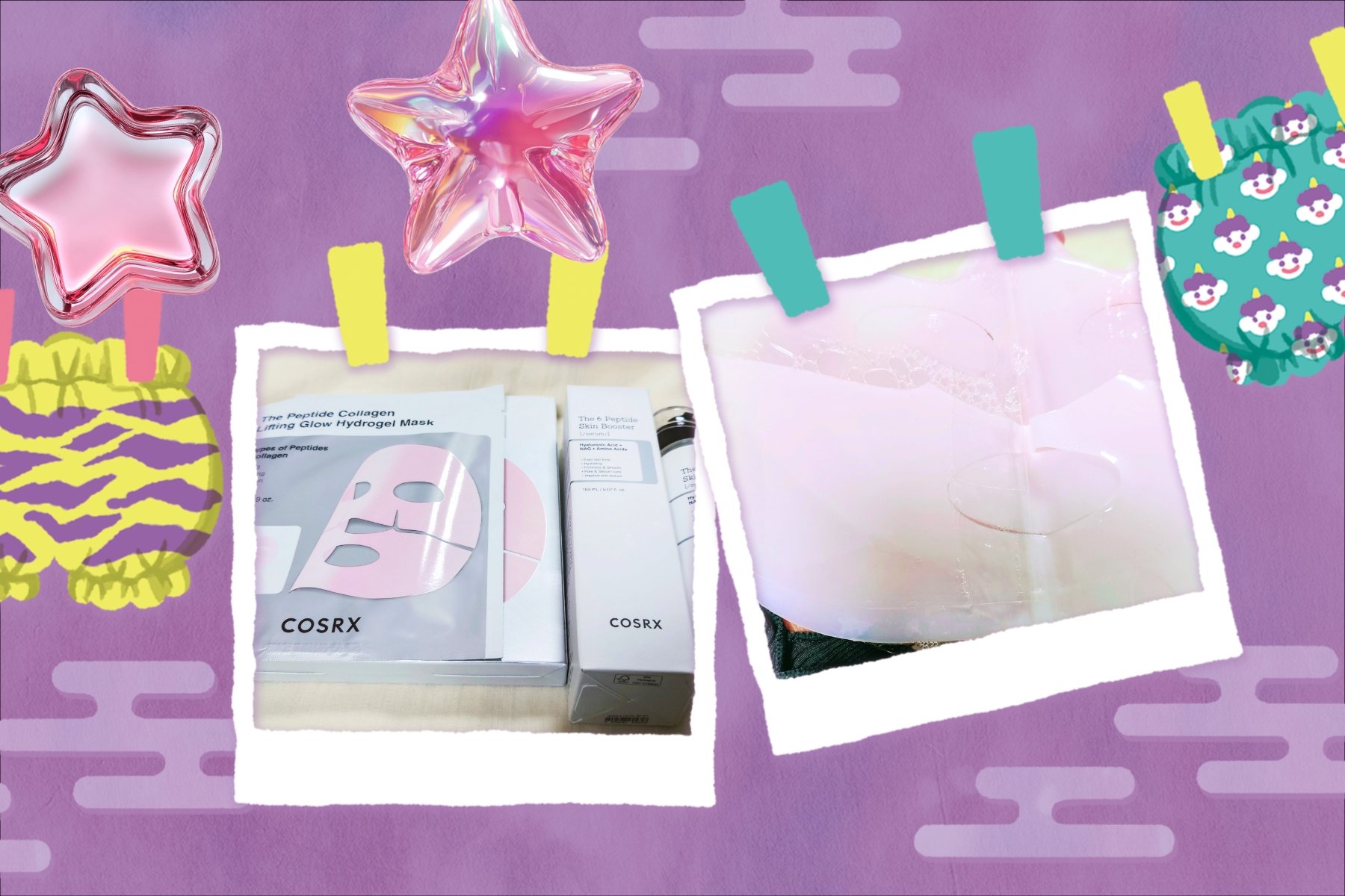 🩷多機能セラムとハイドロゲルパックの両方使いでぷるぷる🩷

ザ・ペプチドコラーゲンリフティンググローハイドロゲルマスクパック
ザ・6ペプチドスキンブースターセラム

まず、洗顔後の肌にブースターセラムを塗り、次にマスクを☺️
ブースター