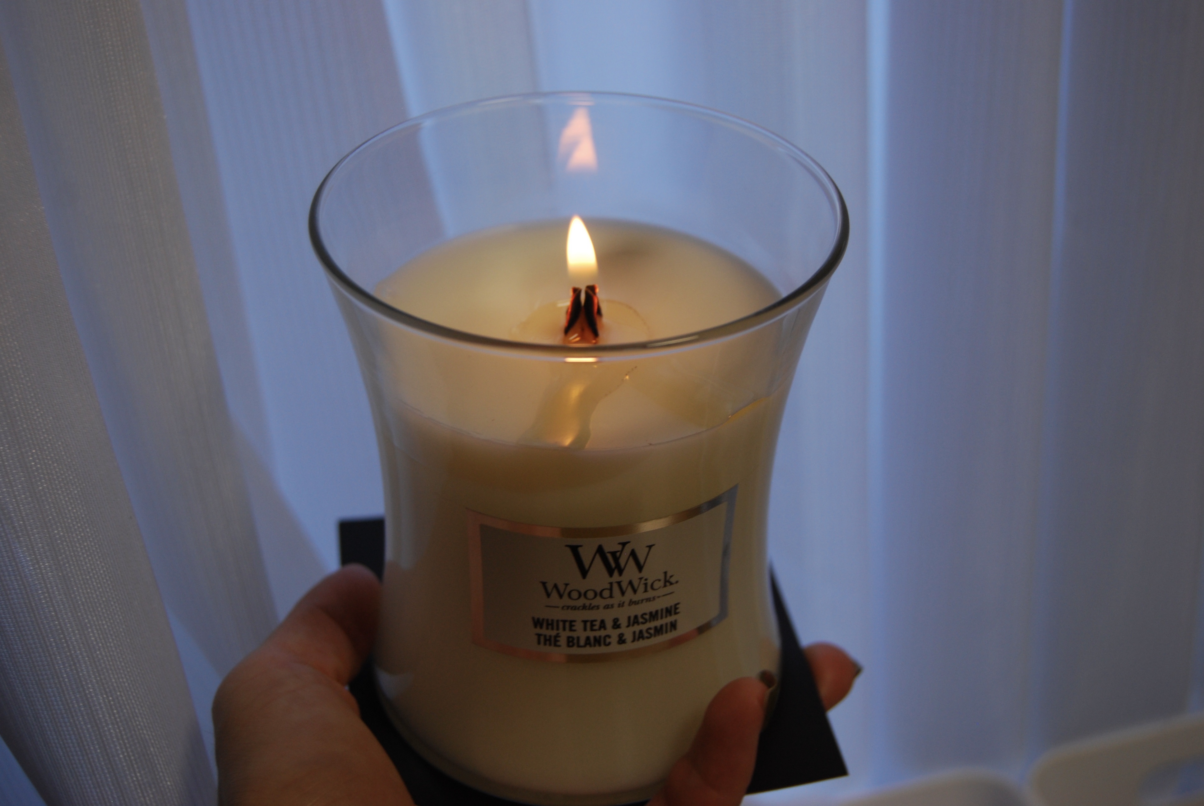 アロマキャンドル ウッドウィック WoodWick トリロジー ジャーM/WoodWick/アロマキャンドルを使ったクチコミ（2枚目）