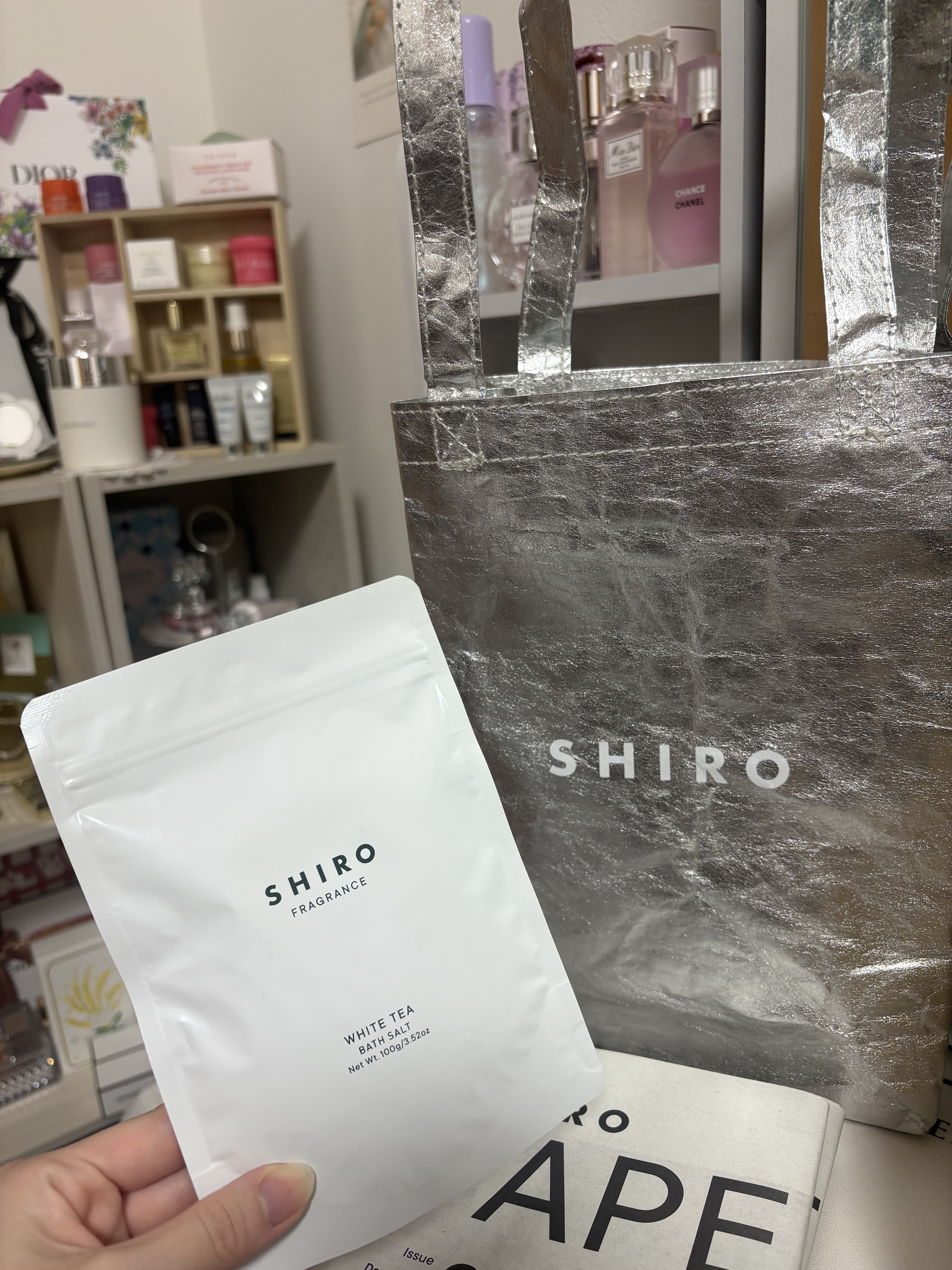 ホワイトティー バスソルト/SHIRO/無機塩系入浴剤を使ったクチコミ（1枚目）