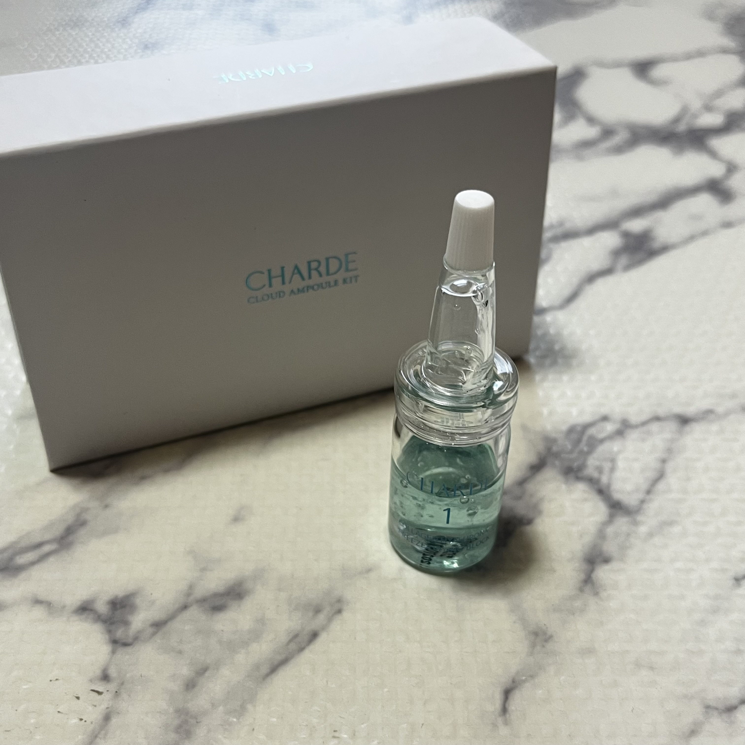 クラウドアンプル 1week キット/CHARDE/美容液を使ったクチコミ（2枚目）