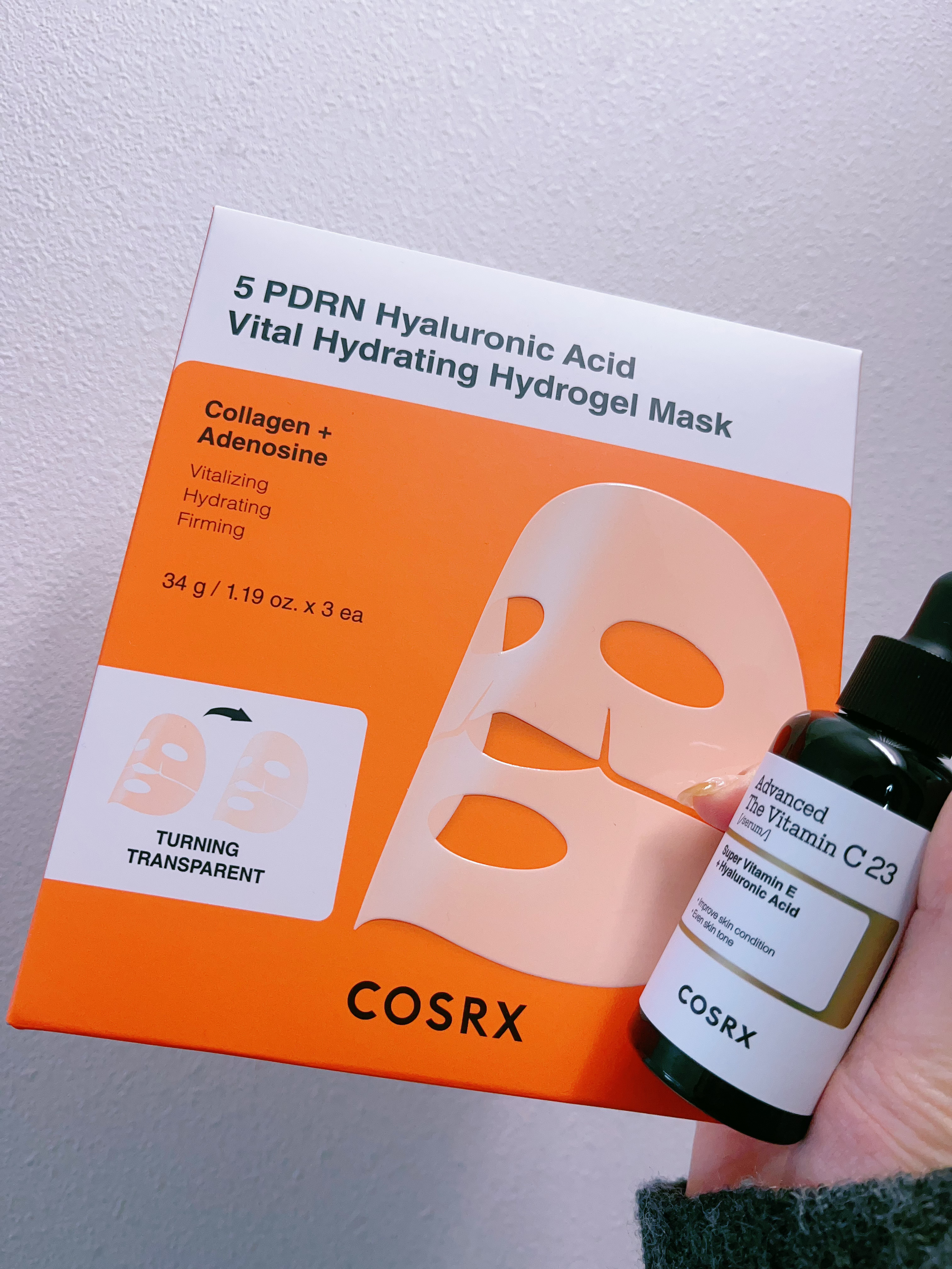 5 PDRN ヒアルロン酸 バイタル ハイドレイティング ハイドロゲルマスク/COSRX/シートマスク・パックを使ったクチコミ（1枚目）
