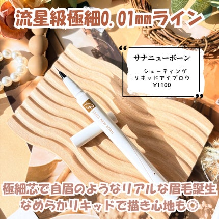 シューティングリキッドアイブロウ/サナ ニューボーン/リキッドアイブロウを使ったクチコミ(2枚目)