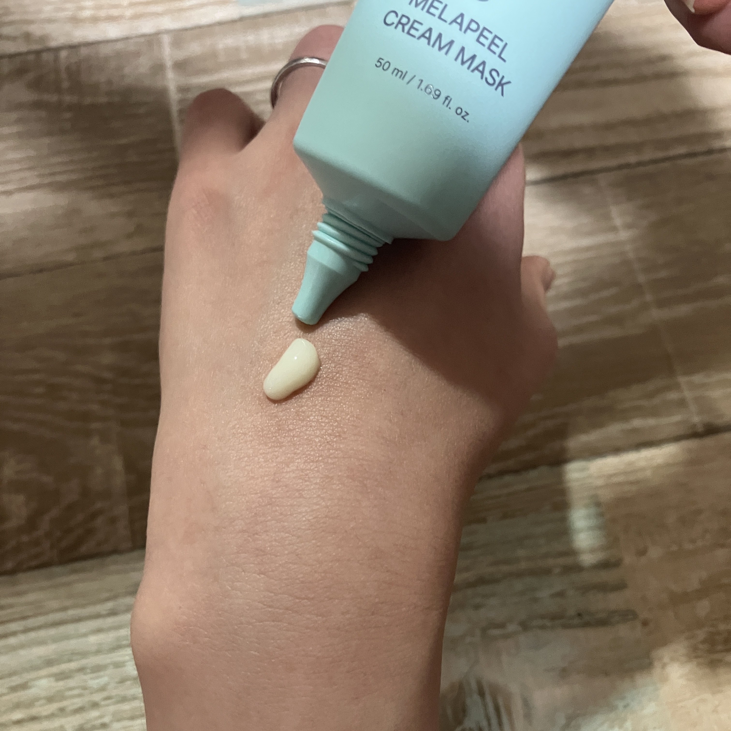 メラピールクリームマスク/CHARDE/ピーリングを使ったクチコミ（2枚目）