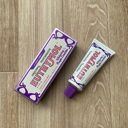 ホワイトパープル歯みがき ピーチフローラルミントの香り/EUTHYMOL/歯磨き粉を使ったクチコミ(1枚目)