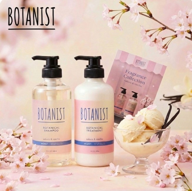 ボタニカルシャンプー・トリートメント サクラ＆バニラの香り モイスト/BOTANIST/市販シャンプーを使ったクチコミ（1枚目）