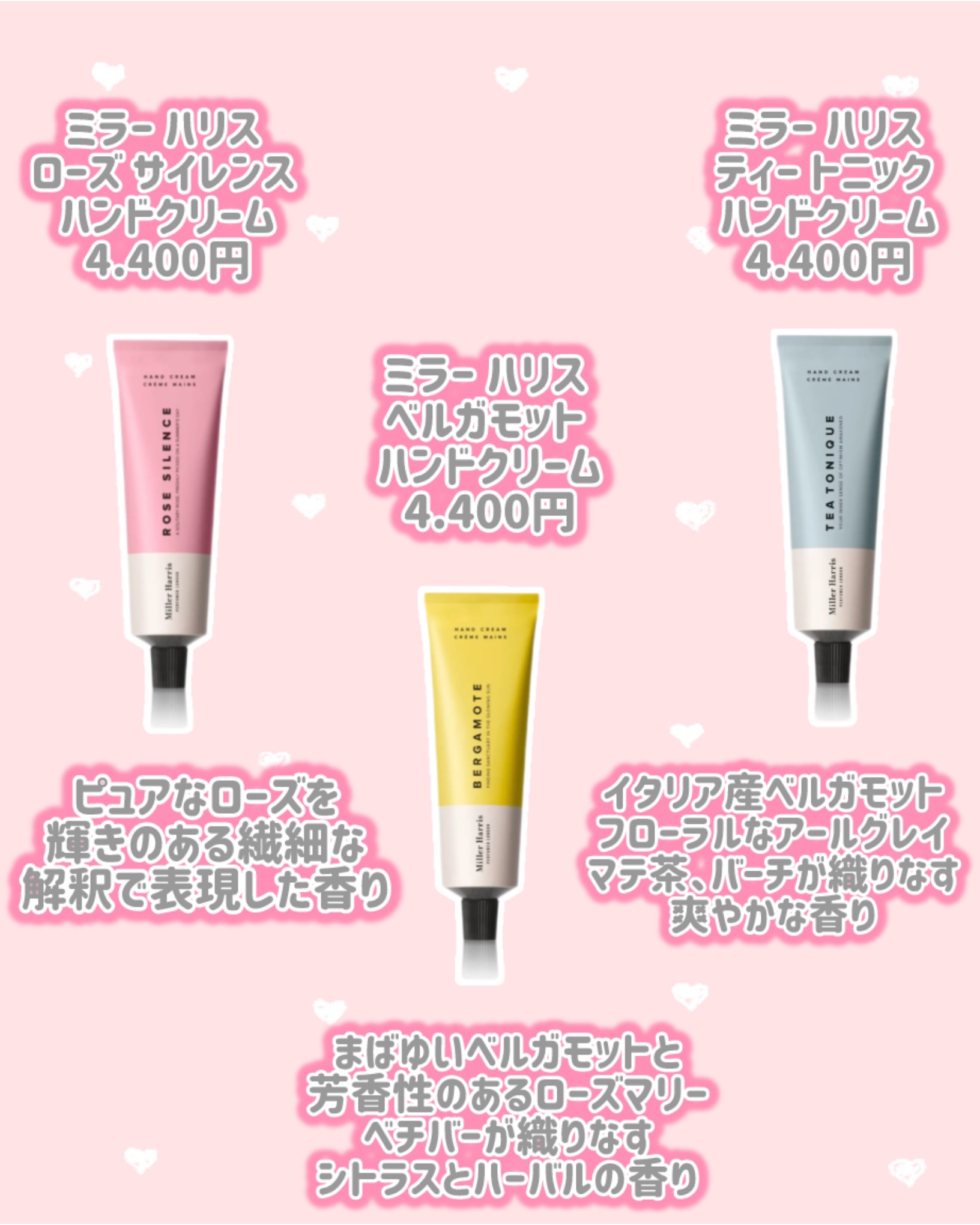 ミラー ハリス ローズ サイレンス ハンドクリーム/ミラー ハリス/ハンドクリームを使ったクチコミ（2枚目）