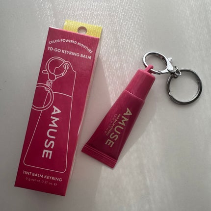 ケア/ティントバームキーリング/AMUSE/リップグロスを使ったクチコミ(2枚目)