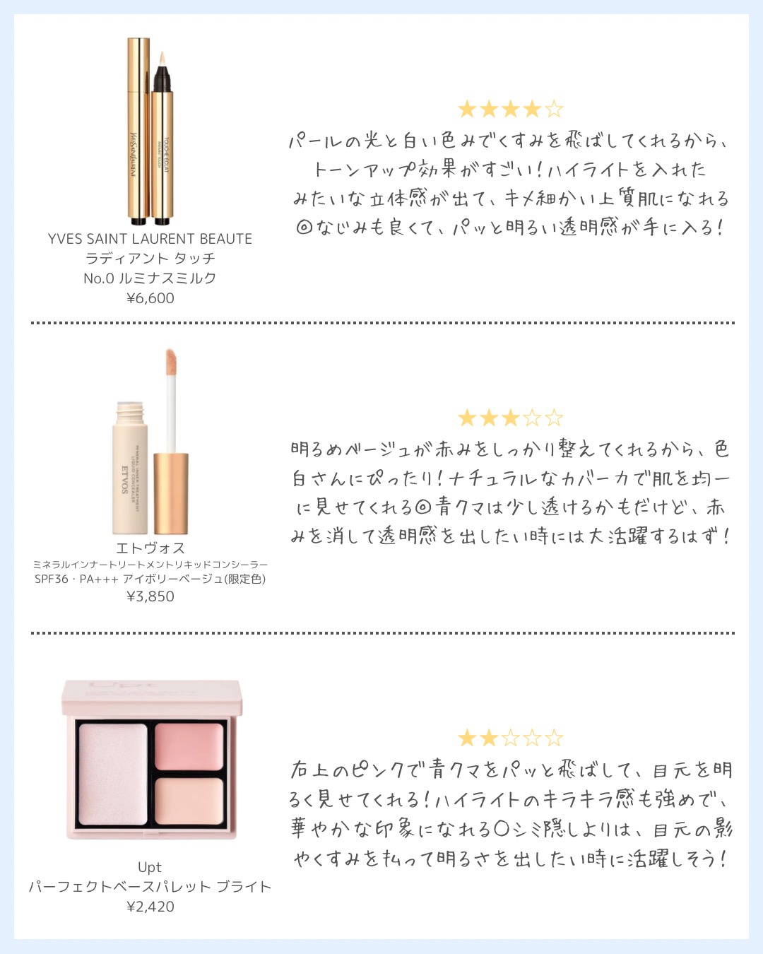 ラディアント タッチ/YVES SAINT LAURENT BEAUTE/リキッドコンシーラーを使ったクチコミ（3枚目）