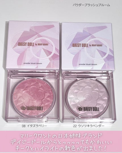 デイジードール パウダー ブラッシュ ブルーム/DAISY DOLL by MARY QUANT/パウダーチークを使ったクチコミ(2枚目)