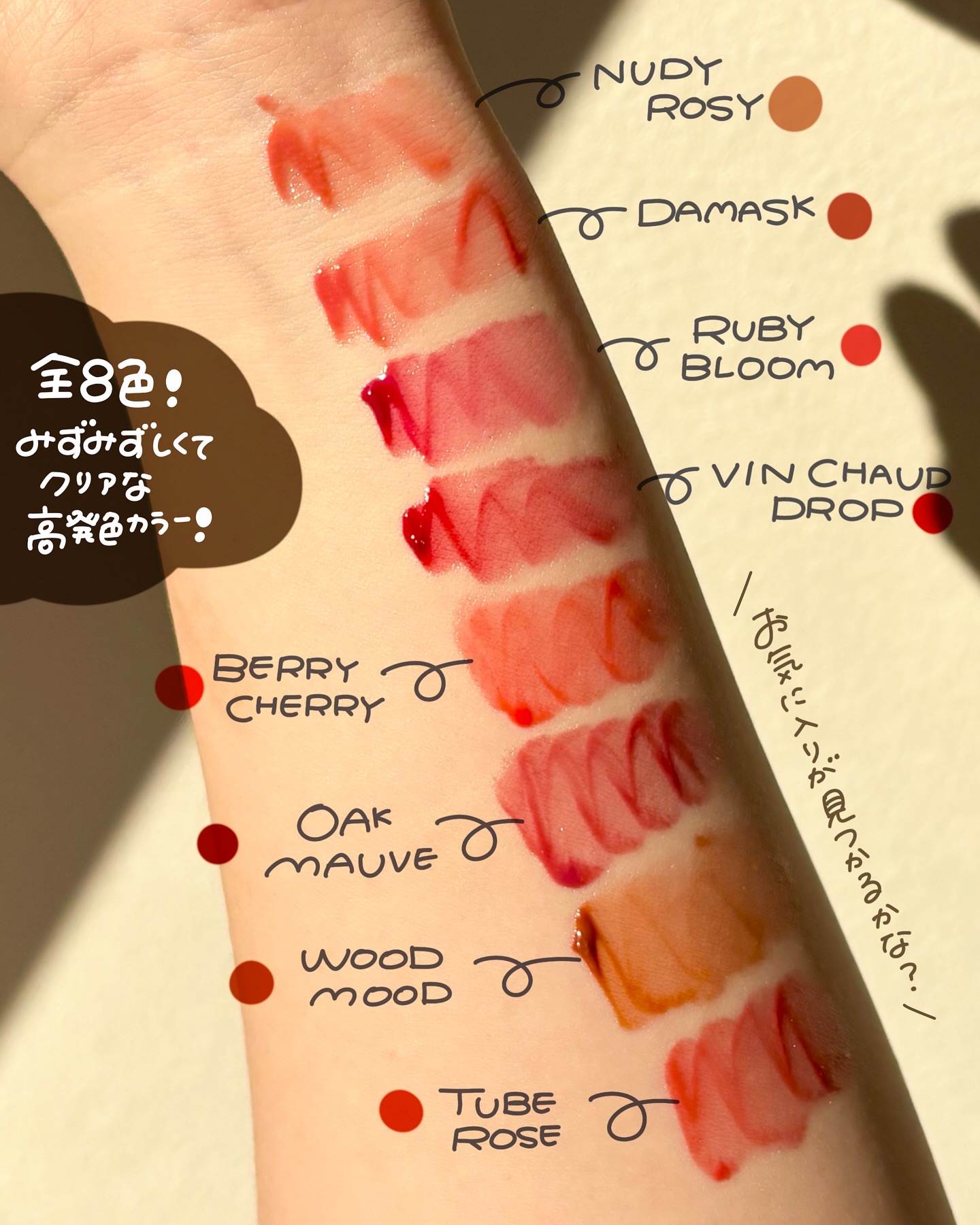 ウォーターダブルラスティングセンティッドティント/INGA/リップティントを使ったクチコミ（2枚目）