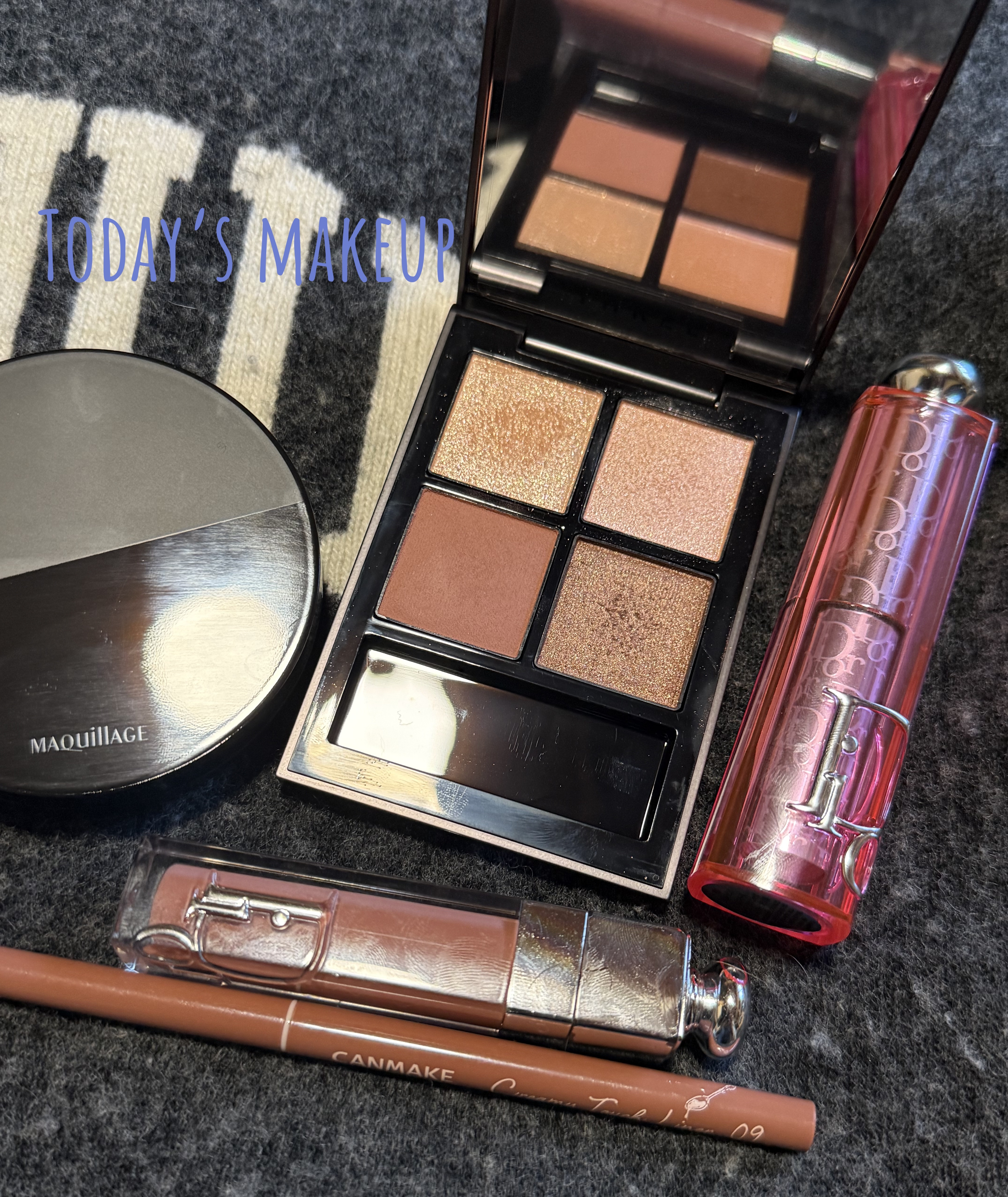 THREE スターゲージング アイシャドウクアッド/THREE/アイシャドウパレットを使ったクチコミ（1枚目）