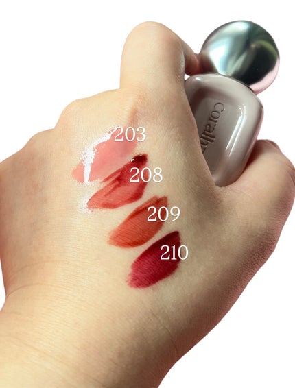 デュー ドロップ ティント/Coralhaze/リップティントを使ったクチコミ(2枚目)