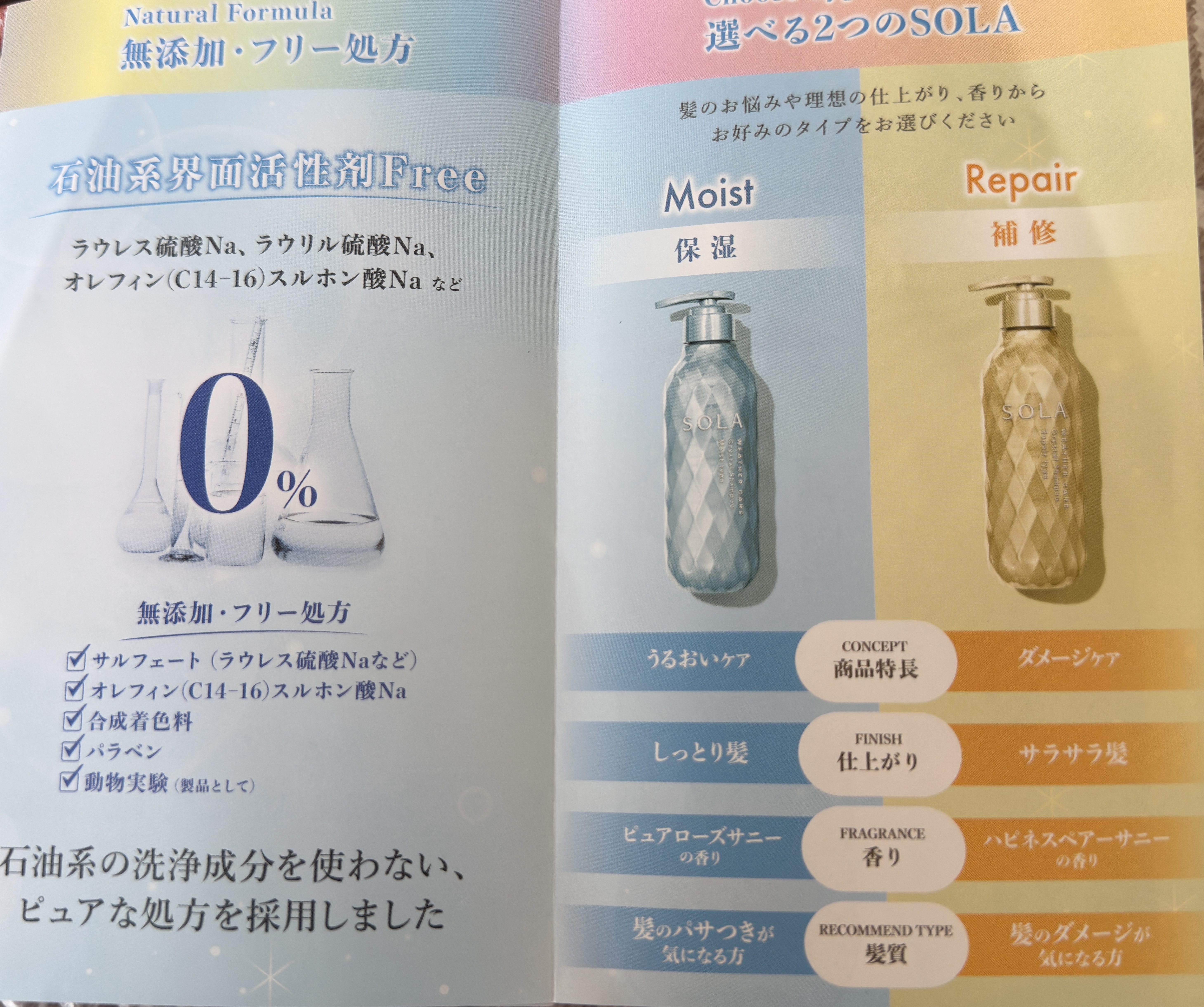 ソラ ウェザーケア クリスタル シャンプー/ヘアトリートメント リペアタイプ ヘアトリートメント 400g/SOLA WEATHER CARE/市販シャンプーを使ったクチコミ（3枚目）