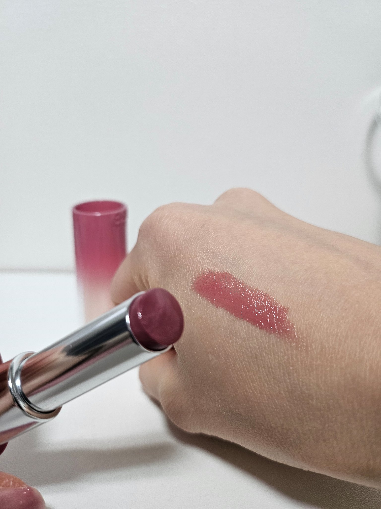 ノーウェアリップスティックバーミンググロー/espoir/口紅を使ったクチコミ（3枚目）