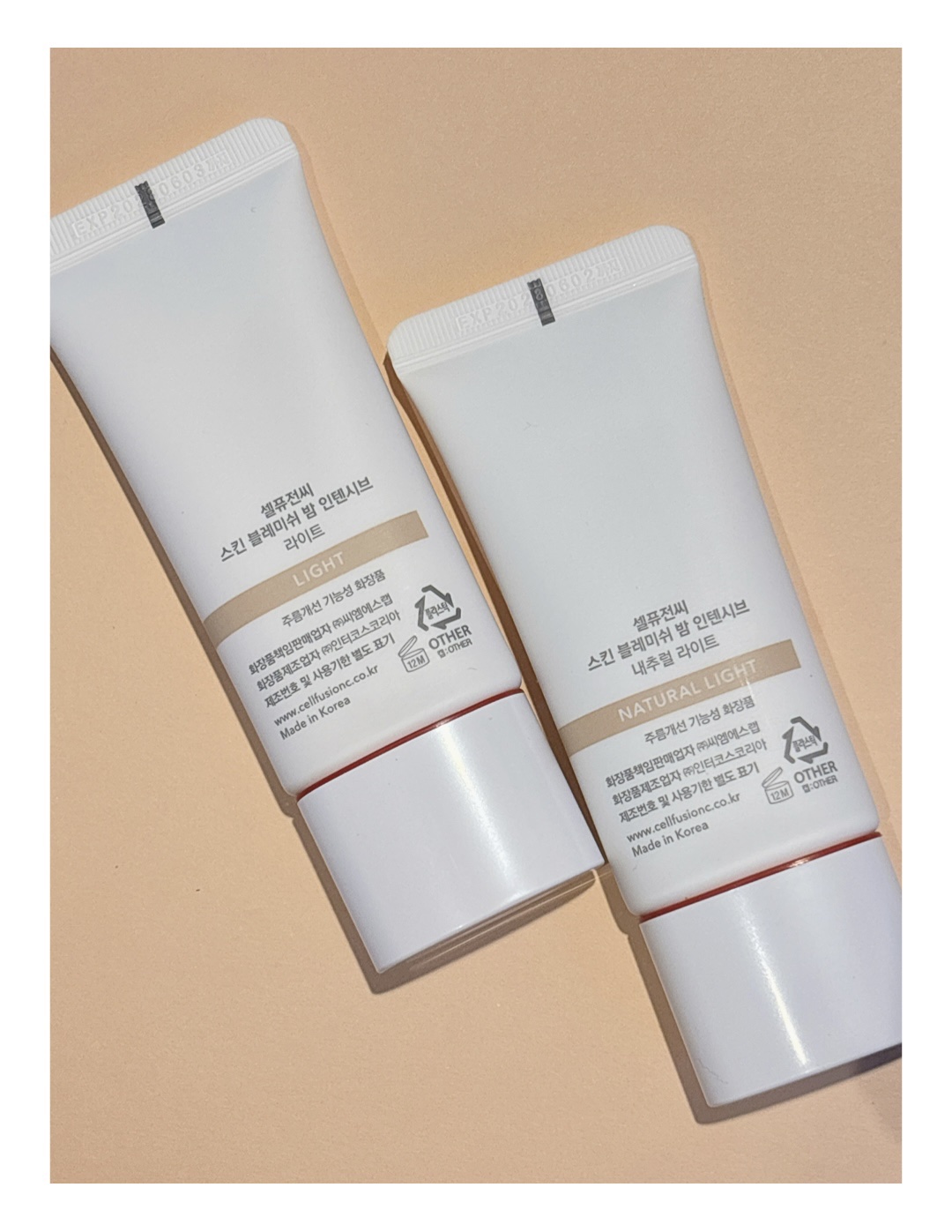 スキンブレミッシュバームインテンシブ ライト/Cell Fusion C(セルフュージョンシー)/BBクリームを使ったクチコミ（2枚目）