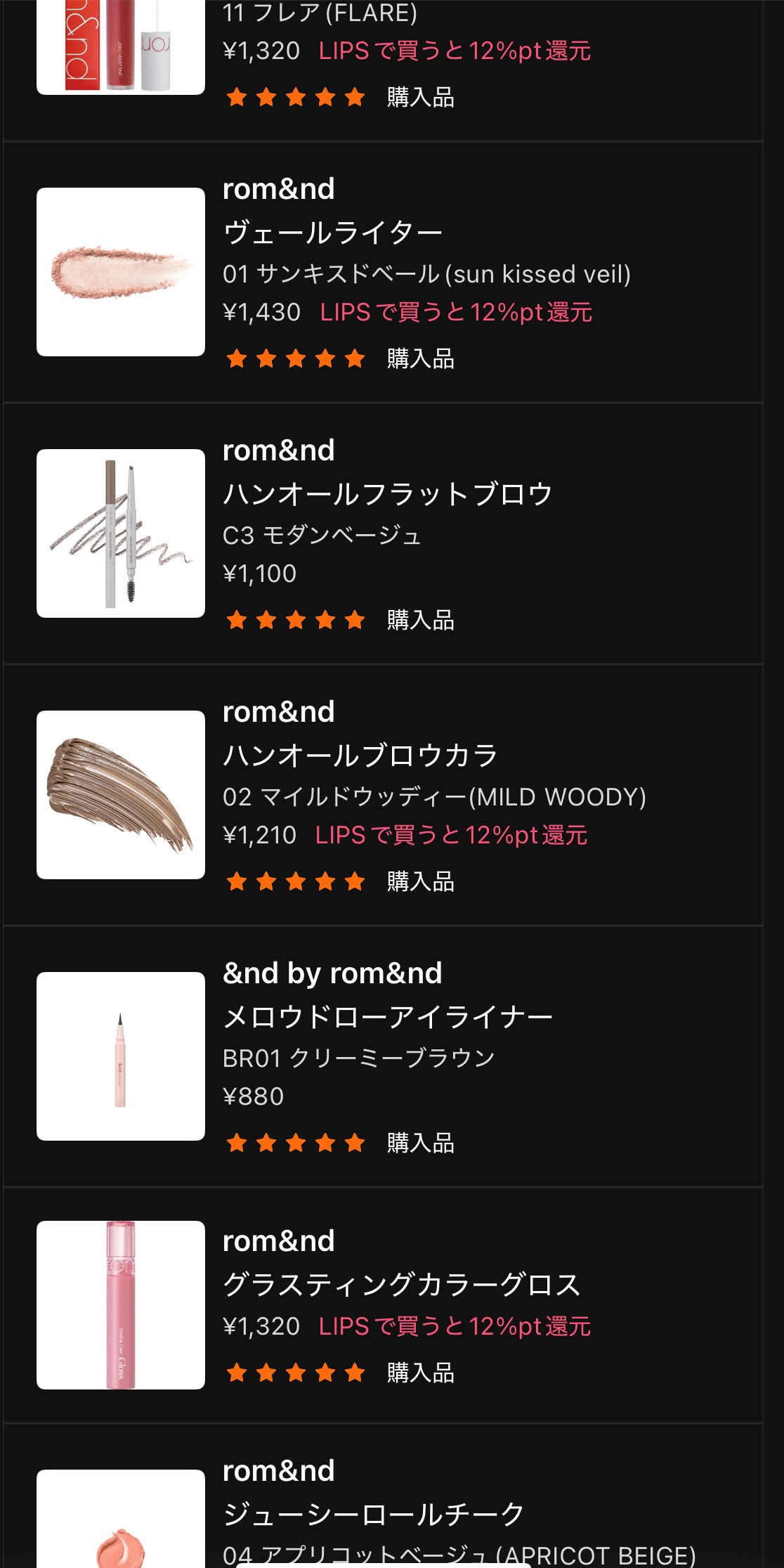 ハンオールフラットブロウ/rom&nd/アイブロウペンシルを使ったクチコミ（1枚目）