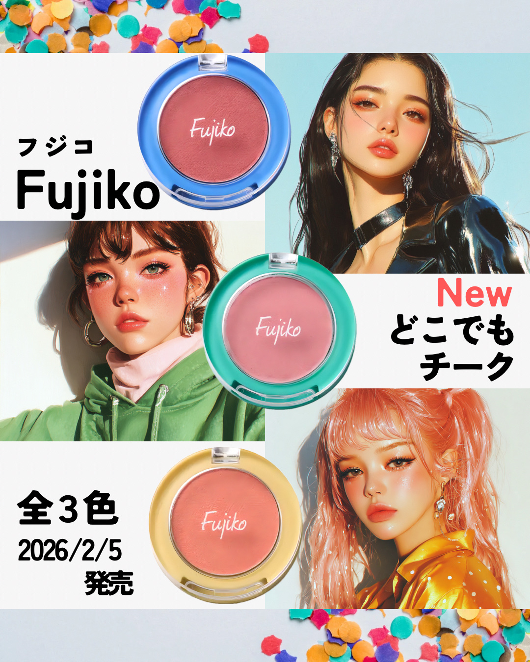 どこでもチーク/Fujiko/パウダーチークを使ったクチコミ（1枚目）