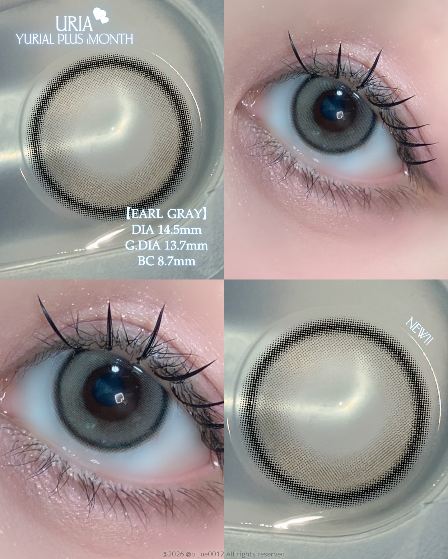 YURIAL 1DAY アールグレー/URIA/ワンデー（１DAY）カラコンを使ったクチコミ（3枚目）