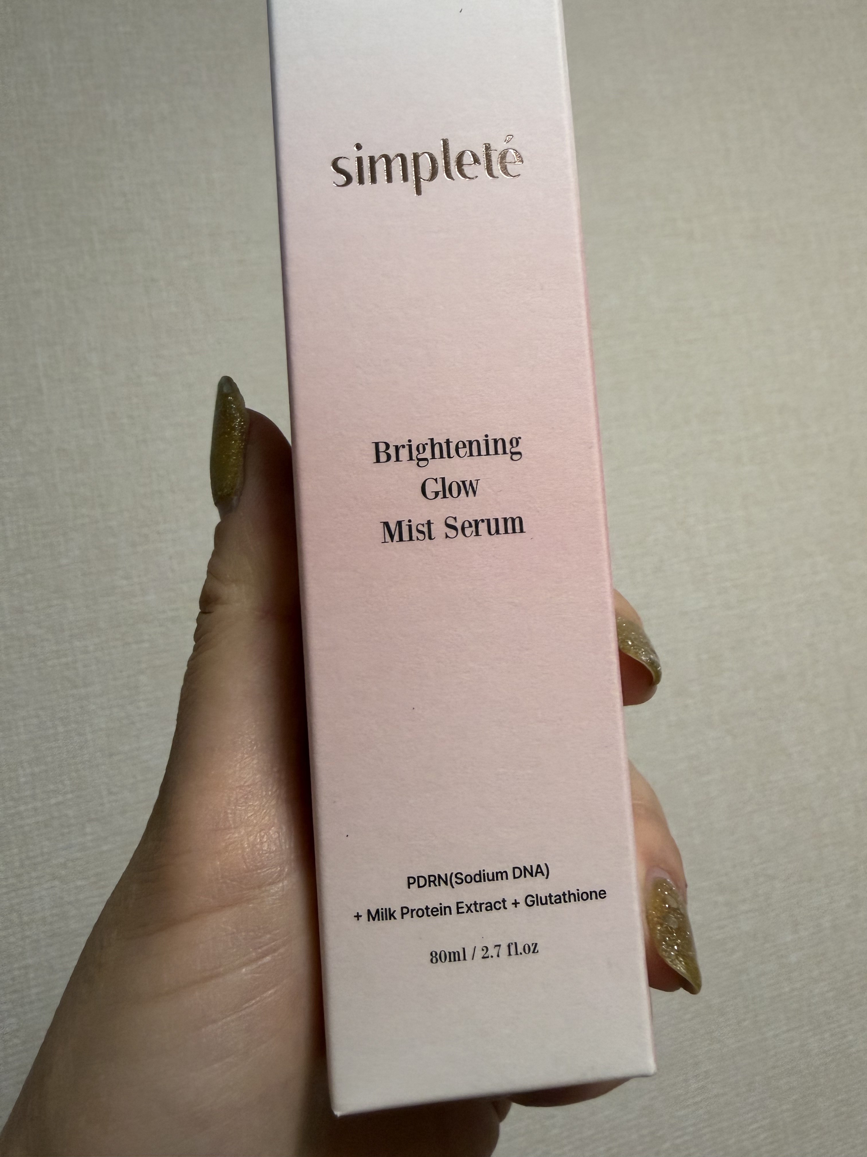 ブライトニング グロウ ミストセラム/Simplete/ミスト状化粧水を使ったクチコミ（2枚目）