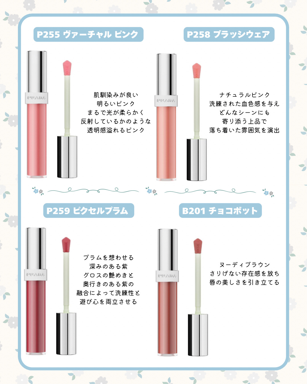 プラダ リフレクション リキッド バーム グロス/PRADA BEAUTY/リップグロスを使ったクチコミ（3枚目）