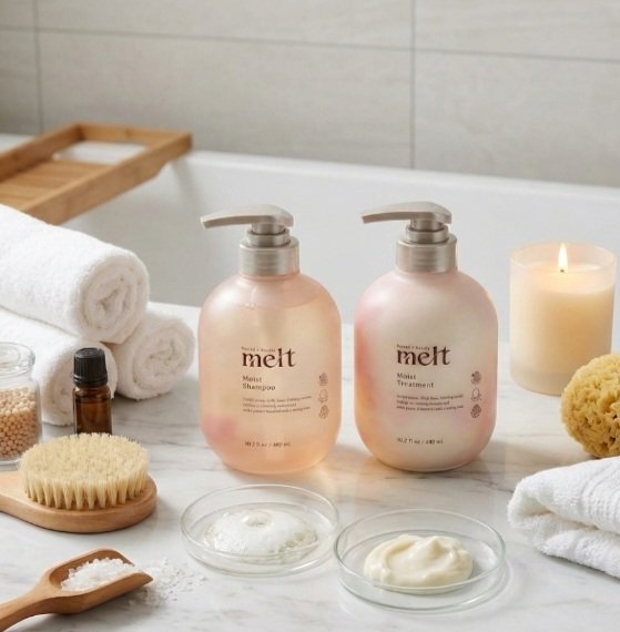 melt メルト モイストシャンプー／トリートメントのクチコミ「melt
メルト モイストシャンプー／トリートメント
シャンプーポンプ
トリートメントポンプ
.....」（2枚目）