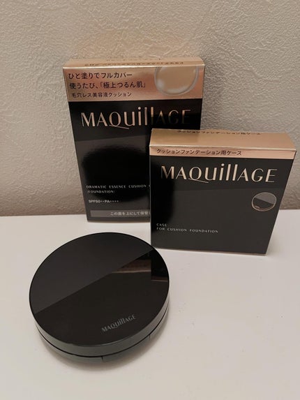 ドラマティックエッセンスクッション グロウ/マキアージュ/クッションファンデーションを使ったクチコミ(2枚目)