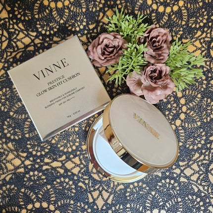 プレステージグロウスキンフィットクッション/VINNE /クッションファンデーションを使ったクチコミ(1枚目)